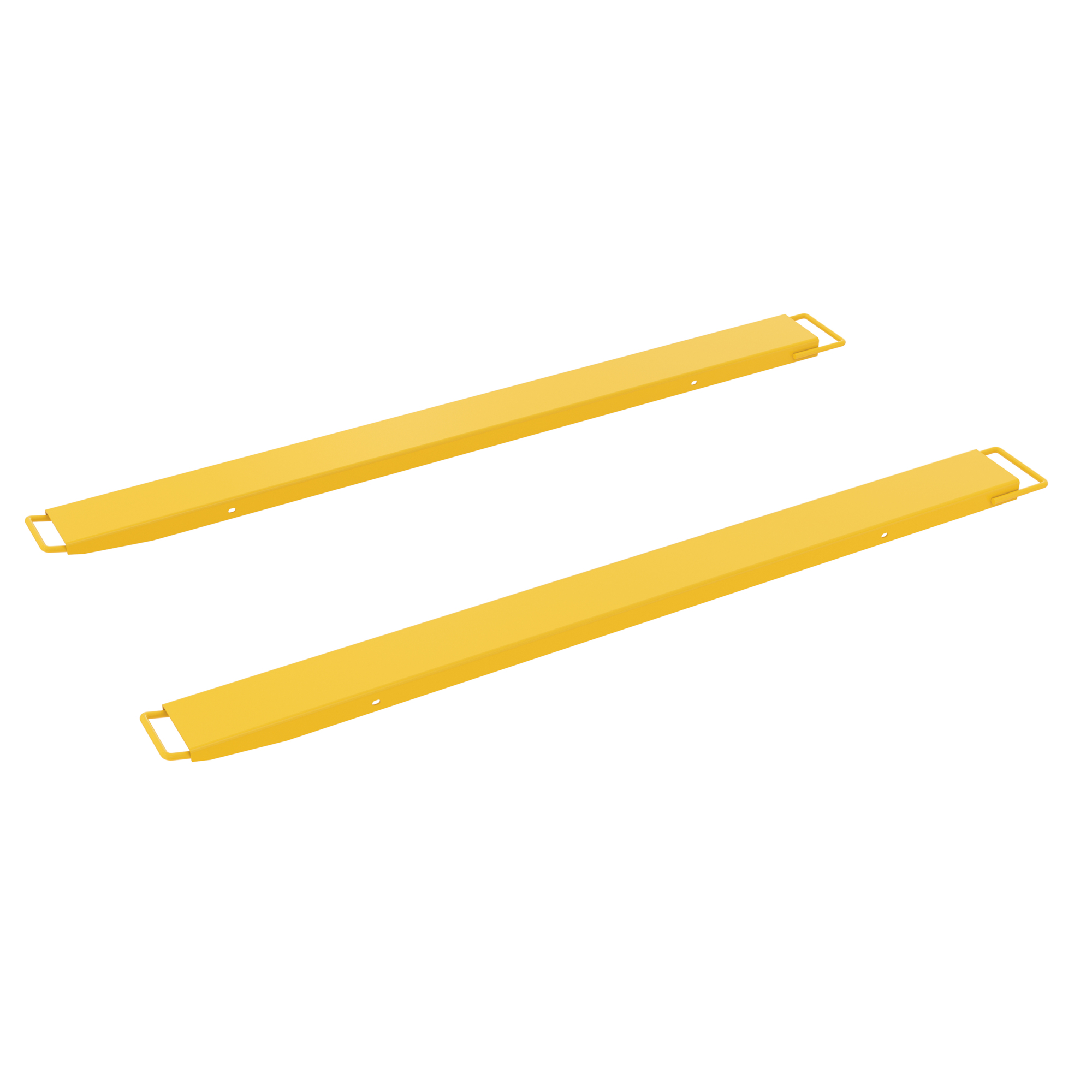 Vestil High-Strength Fork Extensions - 6in. x 84in., 4000 lb. Capacity, Powder Coat Finish, Model# FE-HS-6-84